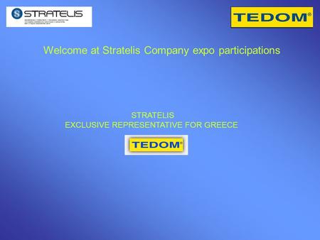 Welcome at Stratelis Company expo participations