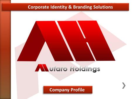 Corporate Identity & Branding Solutions Company Profile.