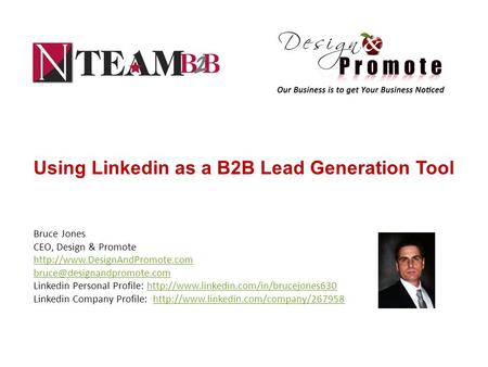 Using Linkedin as a B2B Lead Generation Tool.