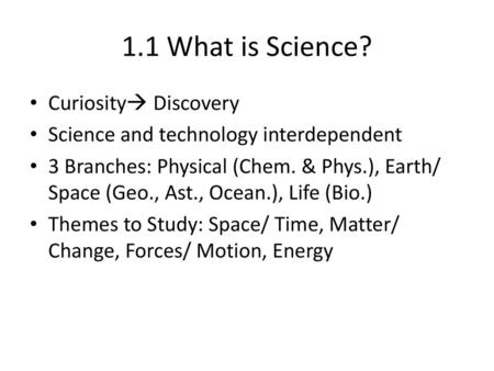explain how science and technology are interdependent