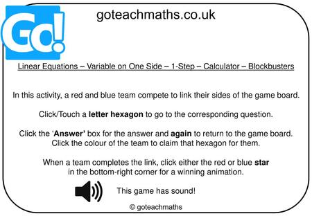 Click/Touch a letter hexagon to go to the corresponding question.