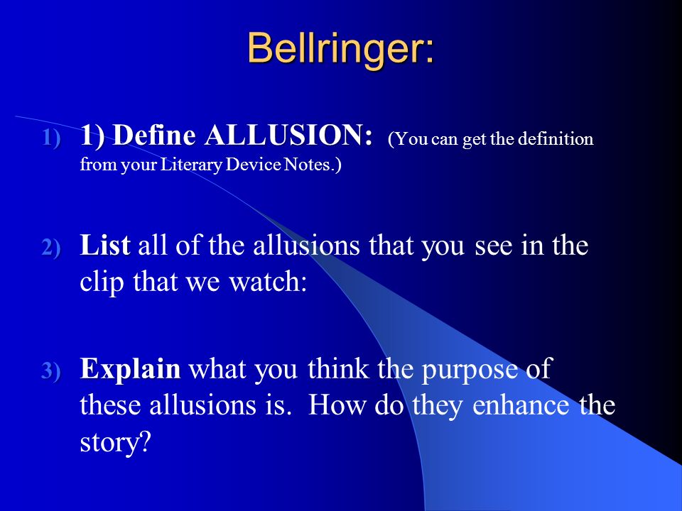 Allusion definition