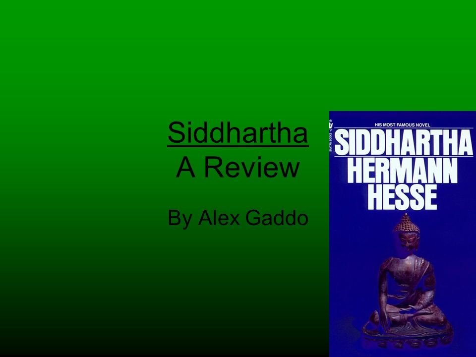 cliff note version of siddhartha