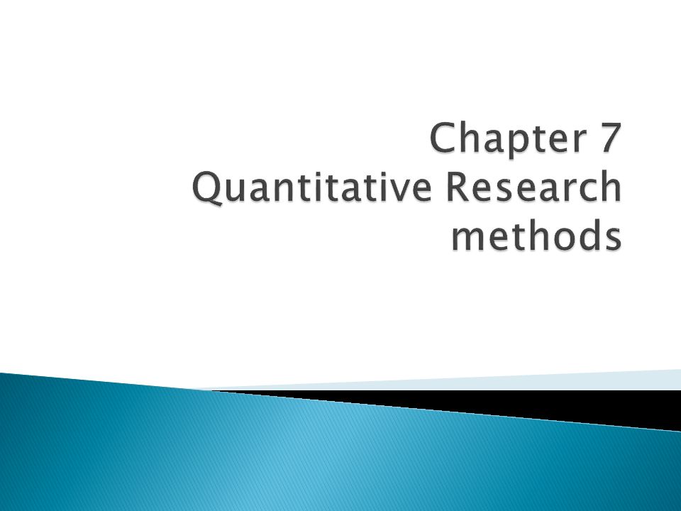 What Are The Characteristics Of Quantitative Research