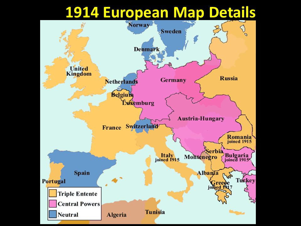 1914 European Map Details Nations To Locate 1 Albania 2 Austria Hungary 3 Belgium 4 Bulgaria 5 Denmark 6 France 7 Greece 8 Germany 9 Italy 10 Luxemburg Ppt Download