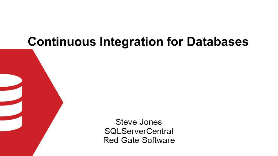 Database continuous integration with Bamboo and Redgate