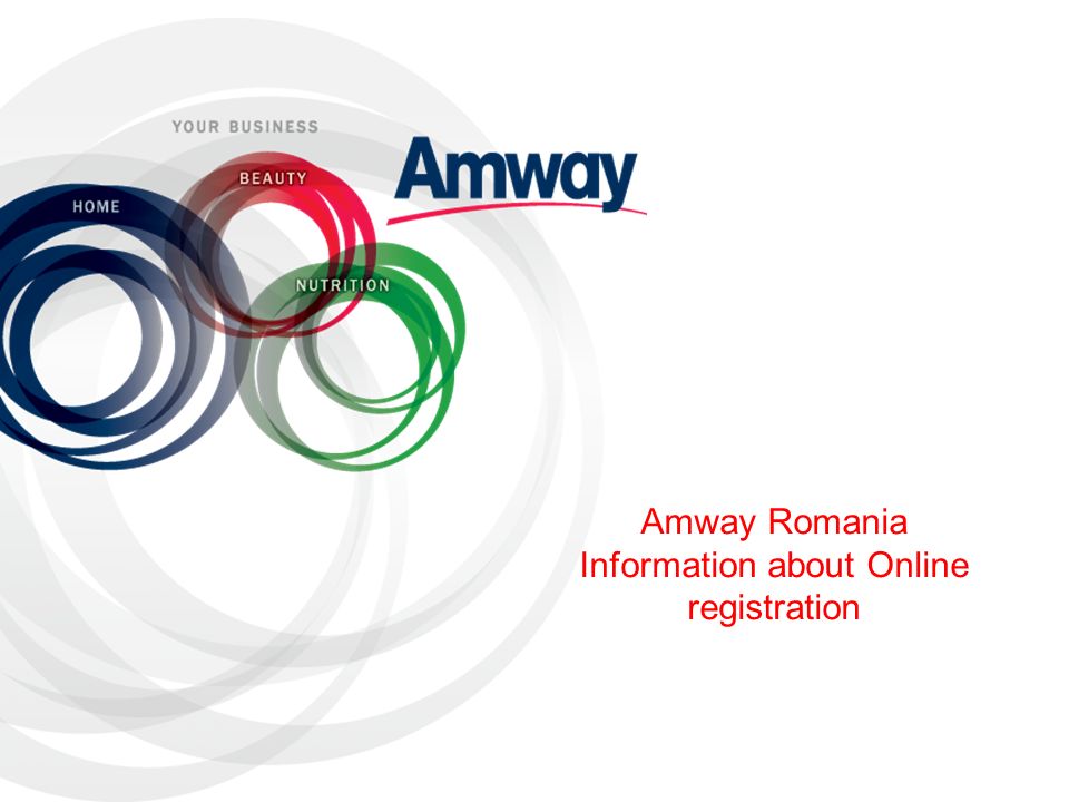 Amway online login