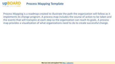 Process Mapping Template