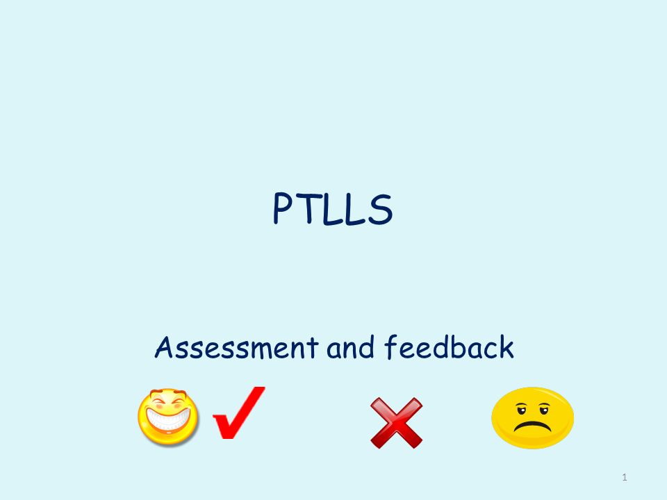 ptlls assignments