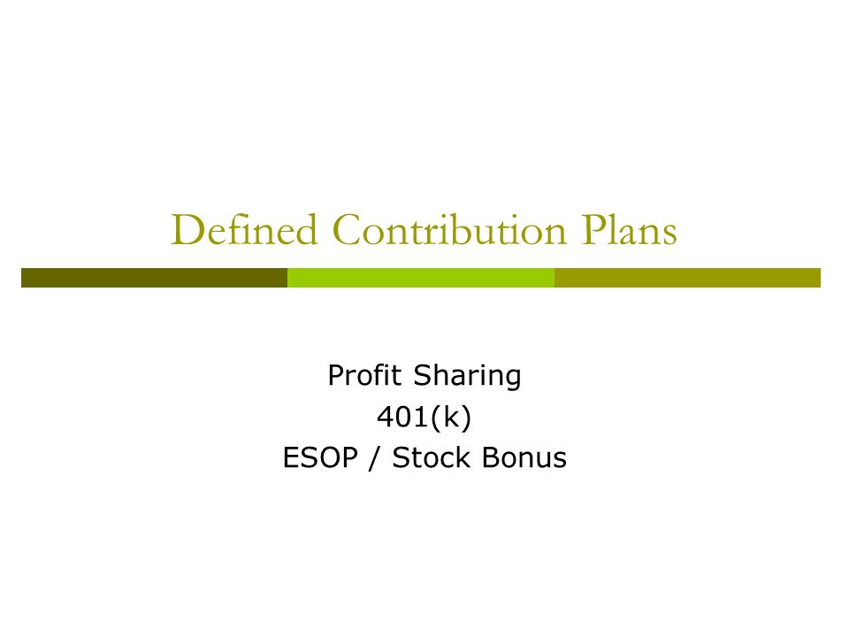 esop and 401k contribution limits