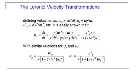 Relativistic Momentum Ppt Download