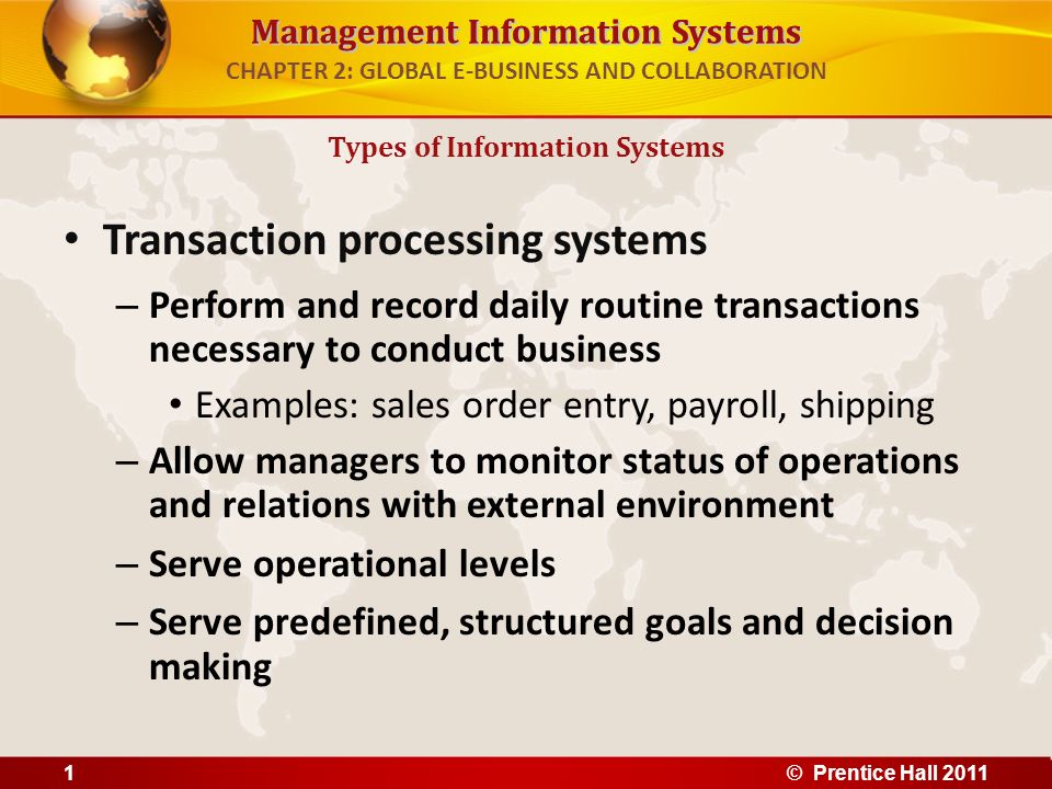 MANAGEMENT INFORMATION SYSTEMS---:::Chapter 2