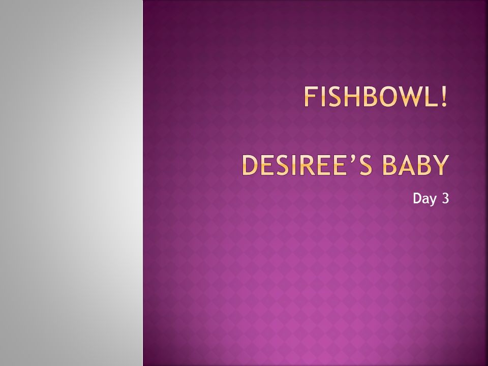 theme of desirees baby