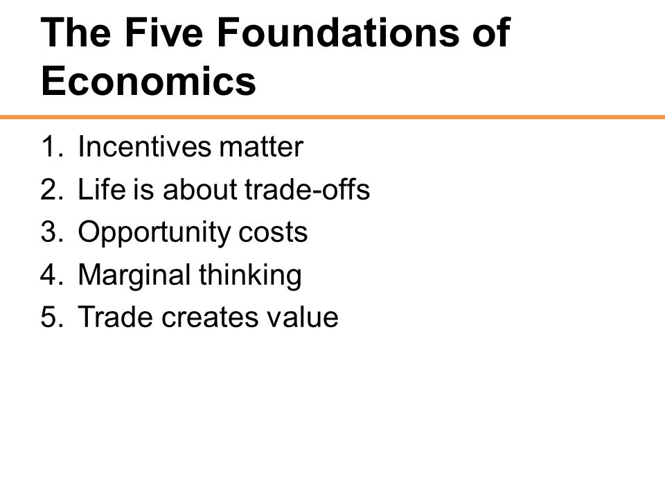 The Five Foundations of Economics - ppt download