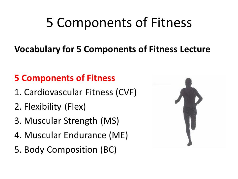 5 component of fitness deals