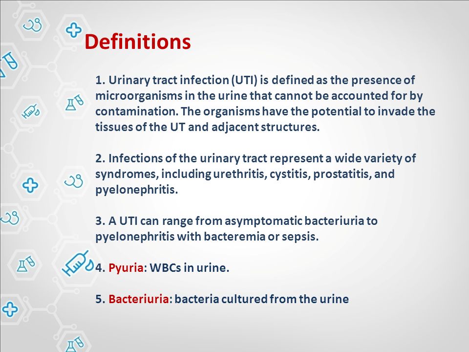 Prostatitis és pyelonephritis)