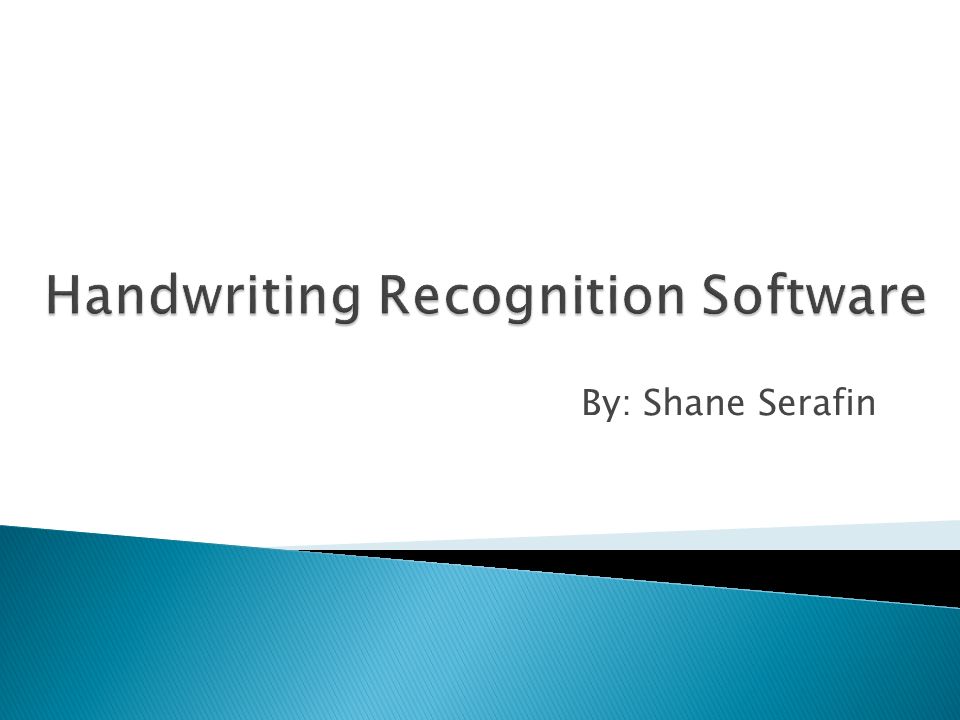 disadvantages of handwriting recognition