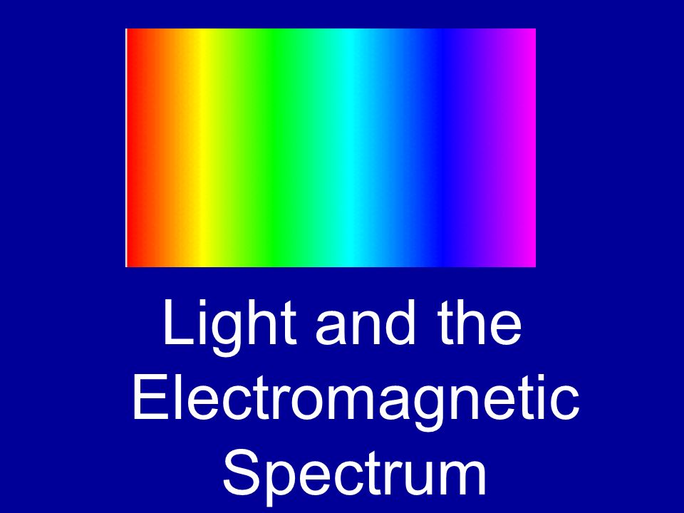 Light and the Electromagnetic Spectrum. Electromagnetic Spectrum The electromagnetic  spectrum is a scale showing how light can be classified. (aka, heat. - ppt  download