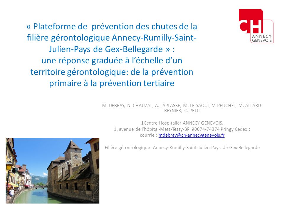 Plateforme De Prevention Des Chutes De La Filiere Gerontologique Annecy Rumilly Saint Julien Pays De Gex Bellegarde Une Reponse Graduee A L Echelle Ppt Download