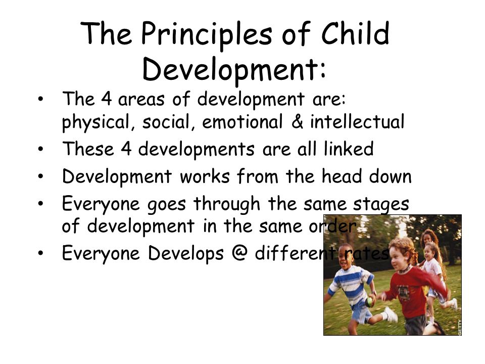 basic principles of child development