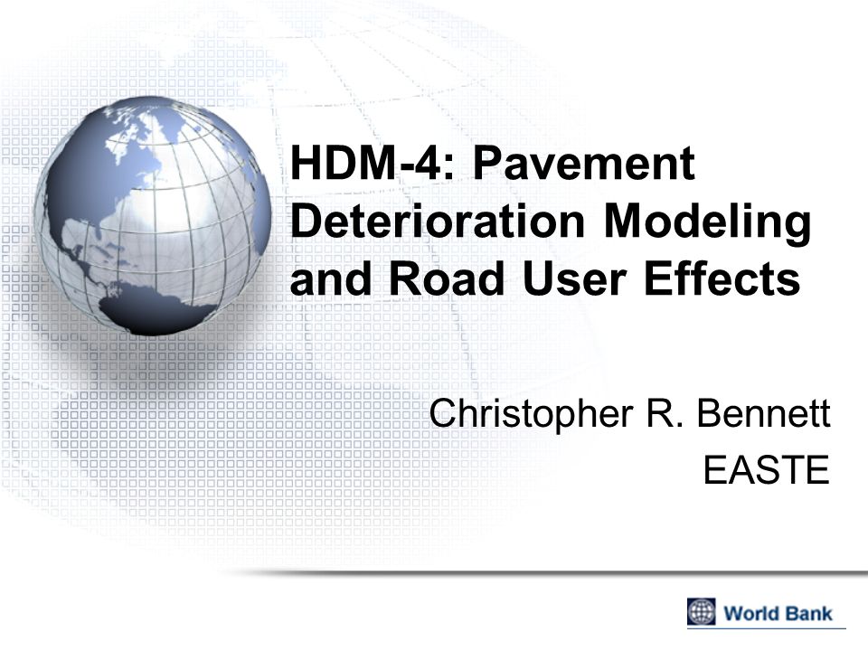 hdm 4 model emissions