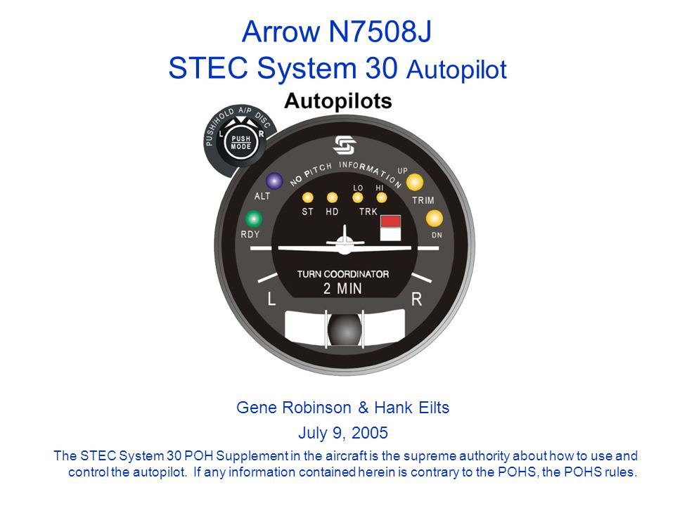 will stec 50 autopilot track vnav will stec 50 autopilot track vnav