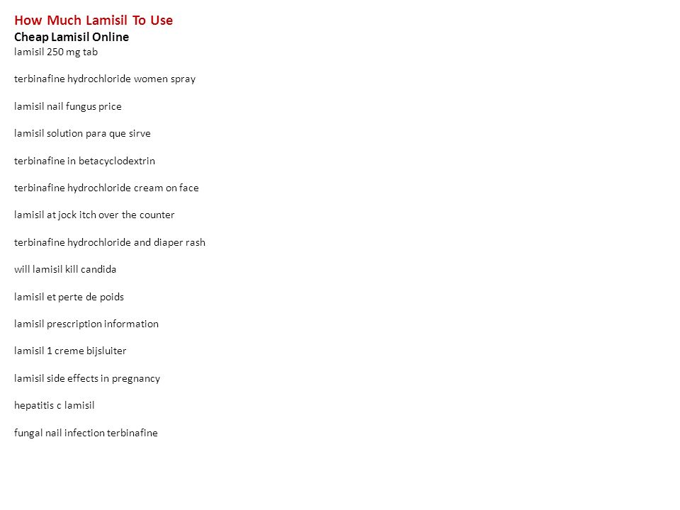 Cheap lamisil 250mg