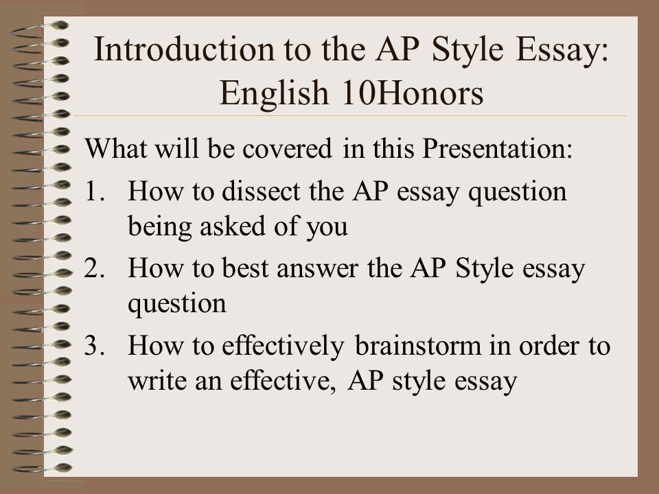 how to write an ap english essay introduction