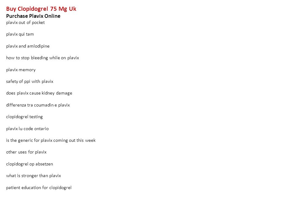 Buy plavix 75 mg uk