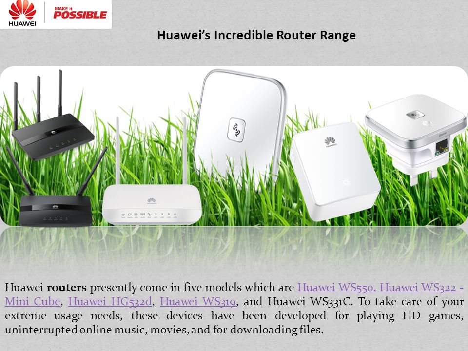 Huawei's Incredible Router Range - ppt video online download