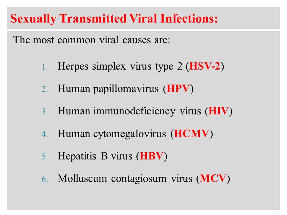 human papillomavirus and herpes