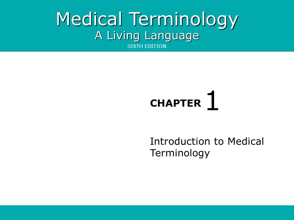 PPT - Introduction to Medical Terminology PowerPoint Presentation