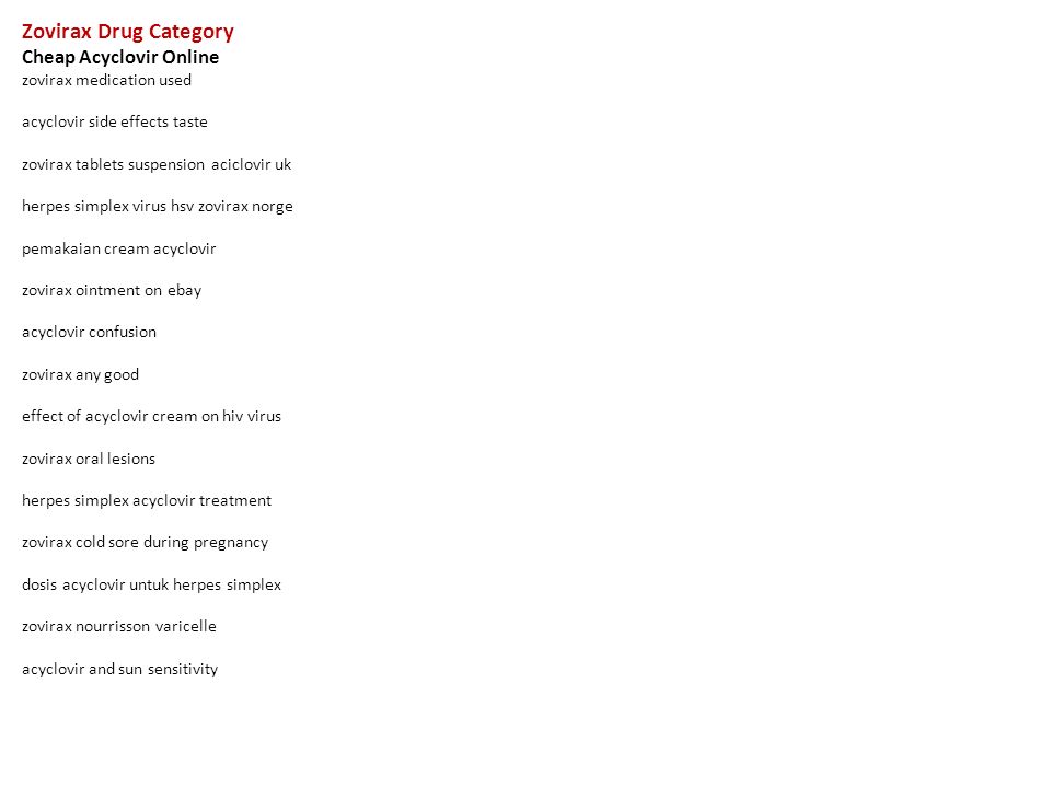 Aciclovir tablets online