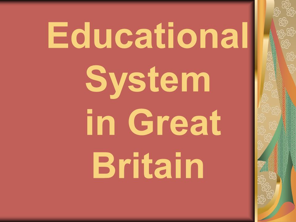 great britain education system