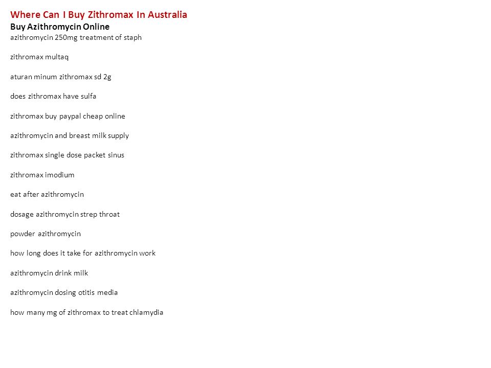 Buy azithromycin zithromax