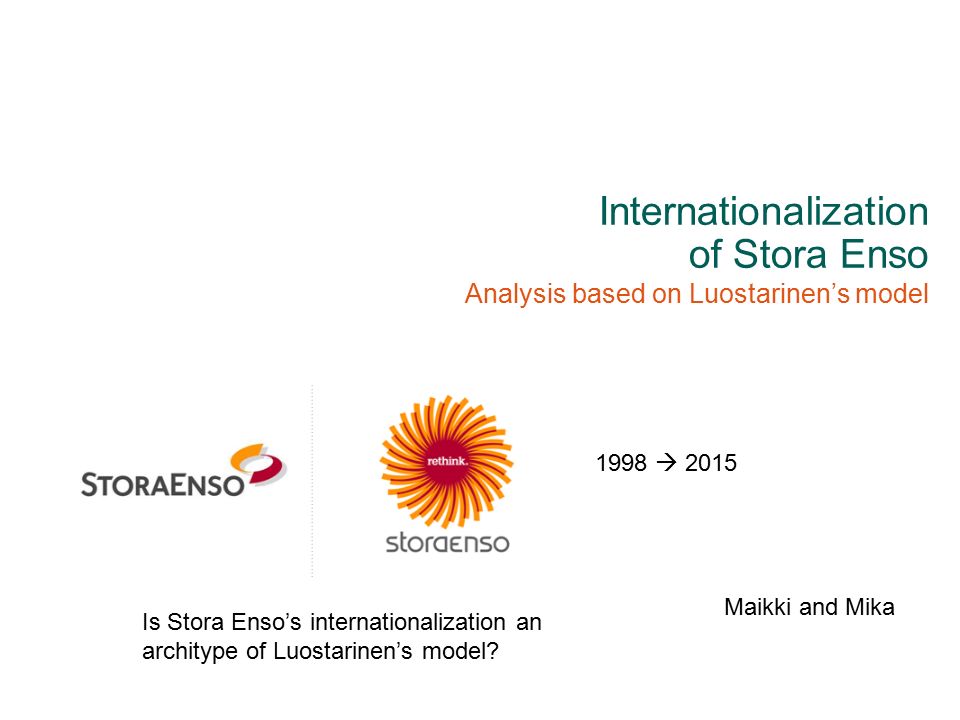 Internationalization of Stora - ppt download