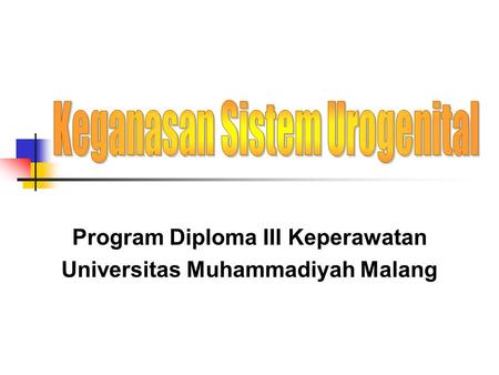 Program Diploma III Keperawatan Universitas Muhammadiyah Malang.