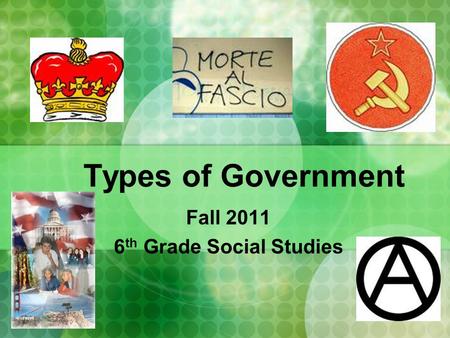 Fall th Grade Social Studies