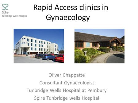 Rapid Access clinics in Gynaecology