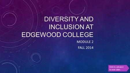 Diversity and inclusion at Edgewood college