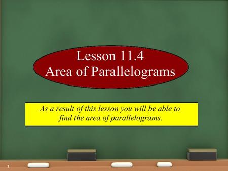 1. Warm Up: On the back of your lab sheet, answer the following questions. Agenda 2 3) Which of the following shapes are parallelograms? Explain how you.