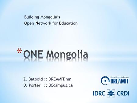 Building Mongolia’s Open Network for Education
