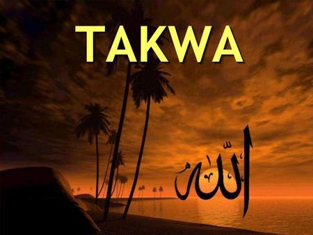 TAKWA.