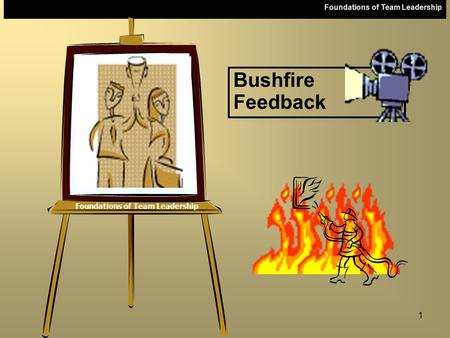 Foundations of Team Leadership 1 Bushfire Feedback.