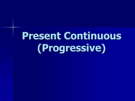 Present Continuous (Progressive). The cat is sleeping. The kitten is playing. The dog and the kitten are running. now.