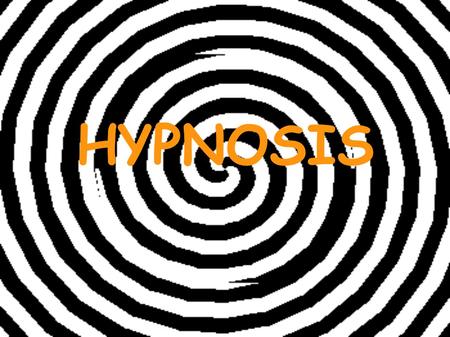 HYPNOSIS. A neurologist Franz Anton Mesmer was the so-called author of the classical hypnosis. He put forward the theory in which he assumed the existence.