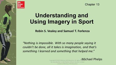Understanding and Using Imagery in Sport
