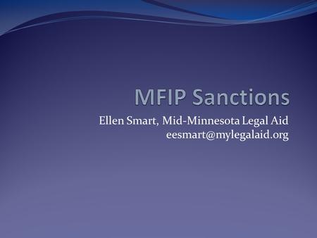 Ellen Smart, Mid-Minnesota Legal Aid