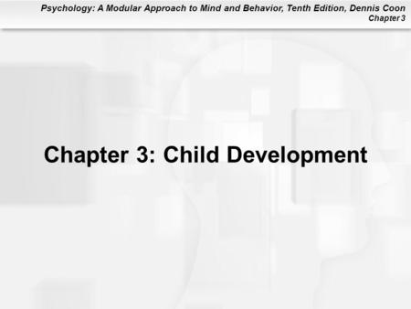 Chapter 3: Child Development