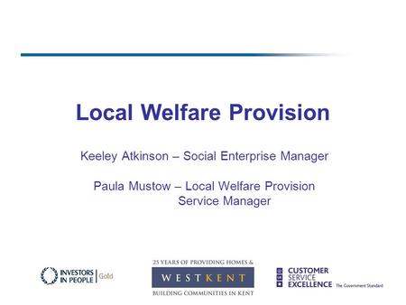 Local Welfare Provision